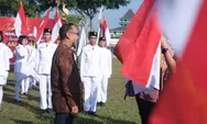 Gerakan Pembagian Bendera Merah Putih, Kuatkan Patriotisme dan Kedamaian Pemilu 2024