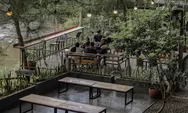 Cafe Tepi Sungai di Bogor, Ditemani View Alam dan Sungai Bisa Nongkrong Sambil Healing
