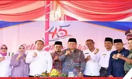 Hadiri Hari Jadi Desa Sidorukun Ke-45, Bupati dan wabup Labuhanbatu Disambut Reog Ponorogo