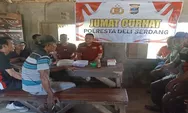 Polresta Deli Serdang Dengarkan Keluh Kesah Masyarakat Lewat Jumat Curhat 