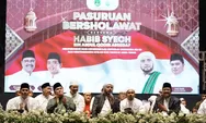 Habib Syech Doakan Erick Thohir di Acara Pasuruan Bersholawat