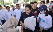 Ringankan Beban Rakyat, BUMN Gelar Pasar Murah, Erick Thohir: Ini Wujud Kehadiran Negara