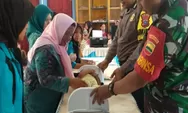 Cegah Stunting, Polsek Sipirok Bantu Posyansu Cek Kesehatan Balita dan Ibu Hamil 