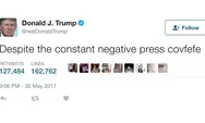 Cuitan Donald Trump Soal ‘Covfefe’ Jadi Viral, Apa Artinya?