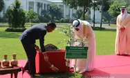 Kunjungi Bogor, Putra Mahkota Abu Dhabi Tanam Pohon Bersama Presiden