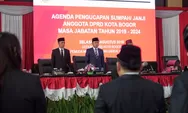 50 Anggota DPRD Kota Bogor Resmi Dilantik