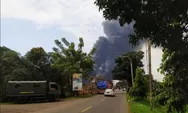 Titik Api di Tangki Kilang Balongan Indramayu Berhasil Dipadamkan