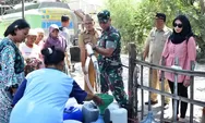 Satgas TNI Datangkan 35 Ribu Liter Air Bersih untuk Warga di Jatimulya Tegal