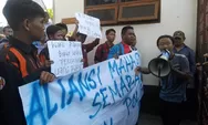Aksi Damai Warnai Pelantikan Anggota DPRD
