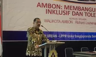 Wali Kota Ambon Ungkap Rahasia Keberhasilan Wujudkan Kota Toleransi