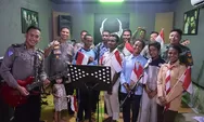 Kolaborasi Musik Argas The Police Band Bersama Pelajar Papua