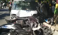 Mobil Pick Up Melaju Kencang Tabrak Pengguna Jalan HS Cokroaminoto