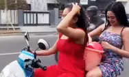 Mandi di Atas Motor, 2 Perempuan Ini Teracam Kena Pidana