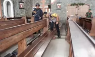 Natal 2019, Tim Gabungan Sterilkan Gereja-gereja di Salatiga