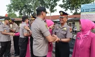 Jelang Pensiun, 3 Personel Polres Pemalang Naik Pangkat