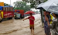 Sejumlah Titik di Mangkang Kena Banjir, Pantura Tersendat