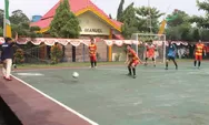 Jalin Komunikasi dengan Akademisi, Lapas Semarang Gelar Latih Tanding Futsal dan Voli