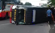 Bawa 10 Napi Narkoba, Mobil Tahanan di Tulungagung Terguling