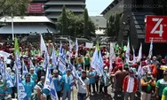 May Day, Buruh Jateng Bagi 3.000 Masker Kain dan Sembako