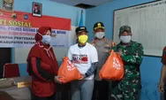 Ringankan Beban Buruh, Bupati Batang Bagi-bagi Paket Sembako