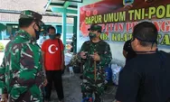 Danrem 074/Warastratama Kunjungi Dapur Umum Covid-19 di Klaten