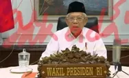 Webinar Bersama UIN Malang, Wajah Wapres Ma'ruf Penuh Coretan Tinta Merah
