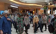 Disiplinkan Protokol Kesehatan, Kapolri dan Panglima TNI Tinjau Mal Serta Pasar di Semarang