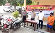 Beraksi di 5 Tempat, Polres Batang Bekuk 6 Pelaku Curanmor
