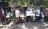 Bank Jateng Cabang Syariah Semarang Serahkan Empat Sepeda Motor ke Baznaz Jateng