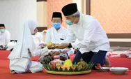 Ganjar Peringati Tahun Baru Hijriah dengan Doa dan Pemberian Santunan