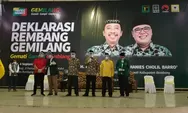 Pandemi, Cabub Rembang Hafidz-Hanies Pilih Deklarasi Virtual
