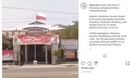Viral! Keluarahan di Pemalang Pasang Bendera Terbalik, Warganet: Rasa Polandia
