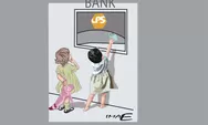 [Kartun] Ayo Nabung di Bank by Ima Dwi Astuti Nugraheni