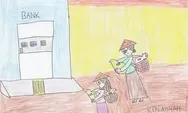 [Kartun] Ayo Nabung di Bank by Ken Aisyah Yekti Arumingati