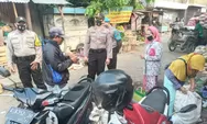 Polsek Cepiring Blusukan ke Pasar Edukasi Pedagang soal 3M