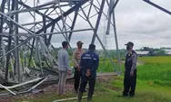 Tower SUTET Roboh Timpa 2 Petani di Batang