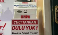 Lawan Kotak Kosong, Hendrar Prihadi Kampanye Kreatif dengan Robot Cuci Tangan