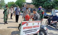 Polisi dan TNI Kendal Tidak Kendur Disiplinkan Warga Patuh 3M