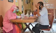Peserta Uji Kompetensi Wartawan PWI Jateng Jalani Rapid Test