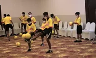 Ratusan Anak SSB Juggling Bola Dukung Timnas di Piala Dunia U-20
