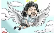 [Karikatur] Selamat Jalan Diego Maradona