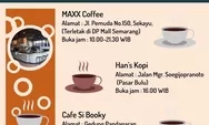 [Infografis] Daftar Cafe Sekitar Tugu Muda Semarang