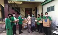 Jaga Santri dan Pesantren, GP Ansor Bagikan Masker
