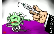 [Kartun] Vaksin Hadir, Covid-19 Pergi?