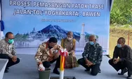 Pemasangan Patok Trase Jalan Tol Yogyakarta-Bawen Dimulai
