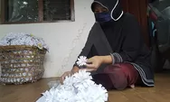 Pelantikan Kepala Daerah, Perajin Bunga Kertas Ketiban Untung