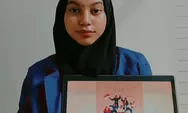 Mahasiswi Cantik DKV Udinus Juara Lomba Poster HUT Universitas Sumut