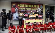 Tangkap 38 Tersangka Narkoba, Polrestabes Semarang Raih Peringkat Pertama Operasi Antik Candi 2021