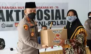 Bagi Sembako, Kapolres Kendal Ingatkan Pandemi Belum Berakhir