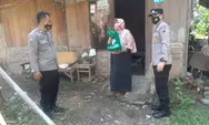 Polsek Cepiring Bagikan Bansos Ringankan Beban Warga Terdampak PPKM Darurat